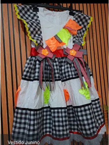 Vestido infantil junino