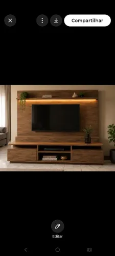 Rack sala com painel
