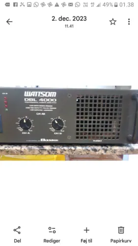 Potencia ciclotron DBL 4000 POUCO USO