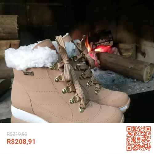 Bota Com lã El Quique Antique Forrada com Lã