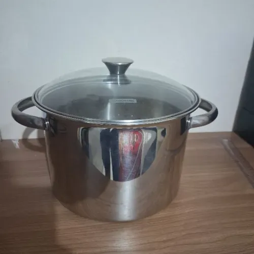 Tramontina Solar Professional 24cm 7,8l Aço inox indução Panela Caldeirão