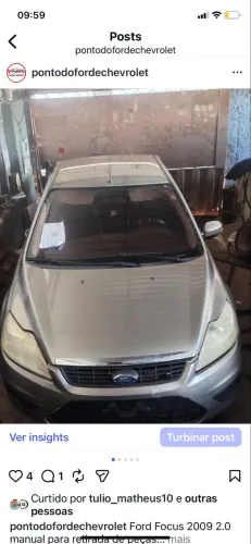 Ford focus 2009 2.0 para venda de peças 