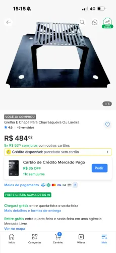 Chapa grelha