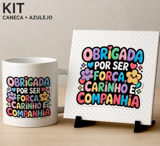 Kit Caneca + Azulejo