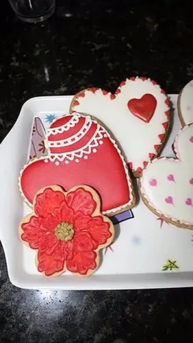 Biscoitos amanteigados decorados personalizados
