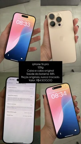 Iphone 16 PRO - 128g