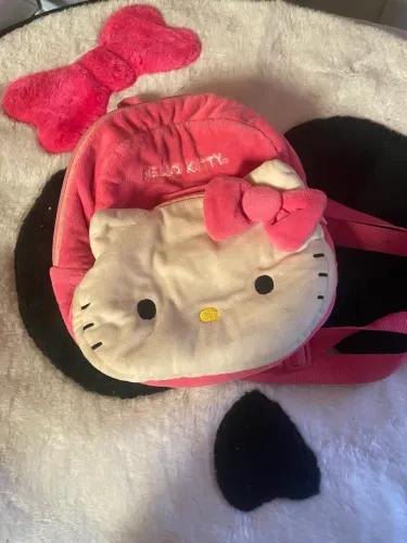 Hello kitty mochila infantil de pelúcia