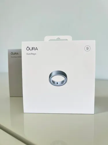 OURA RING 4 PRATA ESCOVADO TAM. 9