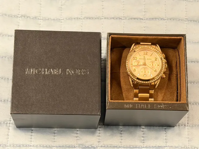 RELÓGIO MICHAEL KORS ORIGINAL FEMININO - ROSE GOLD COM CRISTAIS