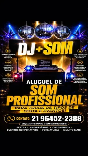 Som + Dj para Sua festa ? 