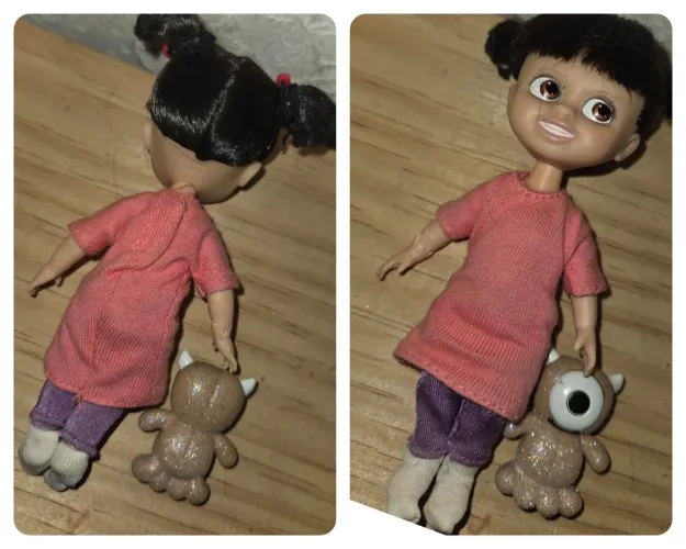 Boneca Boo Monstros SA Mini Animators Usada