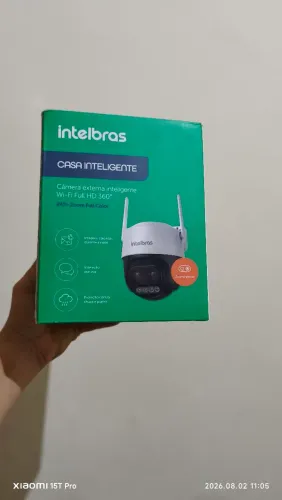 Vende novo Câmera Inteligente iM7+ ZOOM 360 Intelbras Full Color e Áudio Bidirecional
