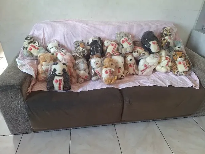 Bichos de pelúcia PARMALAT originais 21 uns.