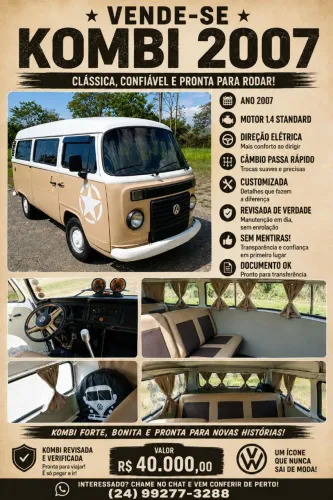 Volkswagen Kombi Standard 1.4 MI Total Flex 8V 2007
