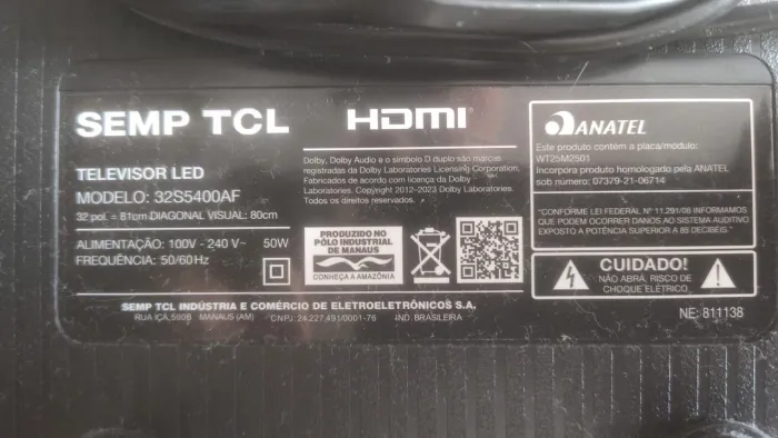 Smart Tv led 32? full hd TCL