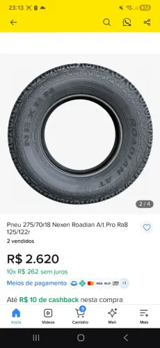 Pneus aro 18 275 70
