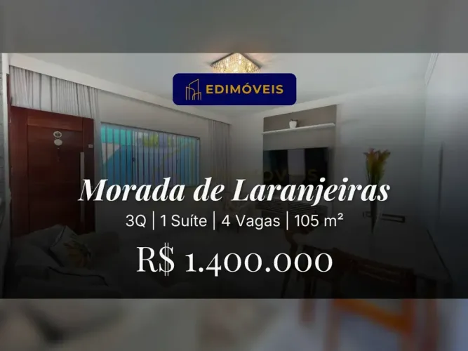 Casa 3 quartos em Morada de Laranjeiras, sua nova casa na Serra!