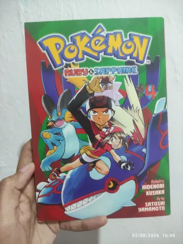 Pokémon Ruby e Sapphire volume 4 mangá Panini