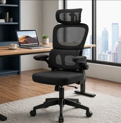 Cadeira Escritório Ergonômica Executivo Premium Apoio Lombar