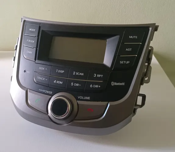 Radio Central Bluetooth Hyundai Hb20 - 2013 a 2019 Original Cinza