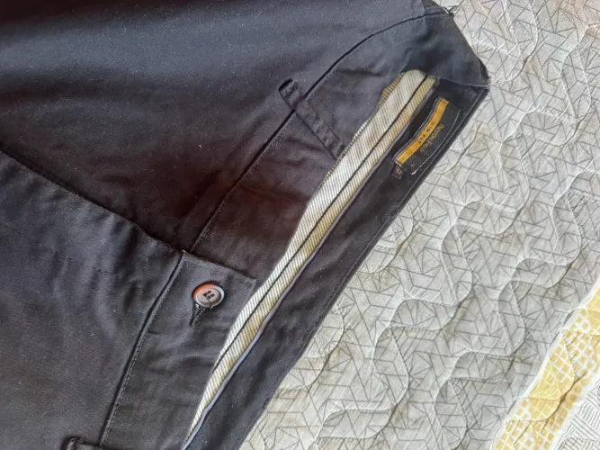 Calça Sarja Preta 46