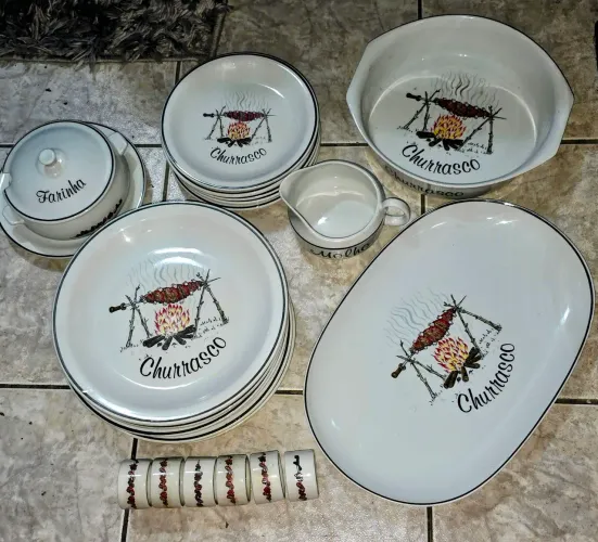 Conjunto Porcelana Schmidt Vintage déc 70