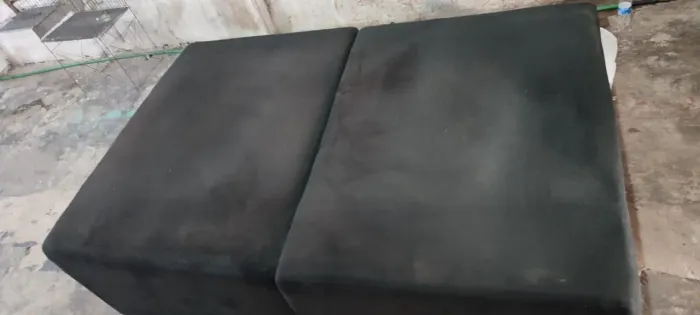  cama box de casal veludo preto 