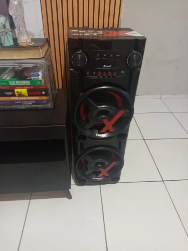 Caixa de Som Torre Amvox ACA 1300 NEW x SFM - Bluetooth 1300W Amplificada