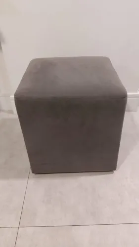 Pufe Cubo Estofado