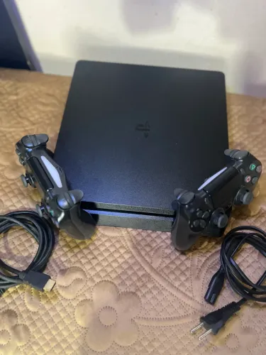 Ps4 Slim 100 Jogos 2 Controles Aceito Cartão
