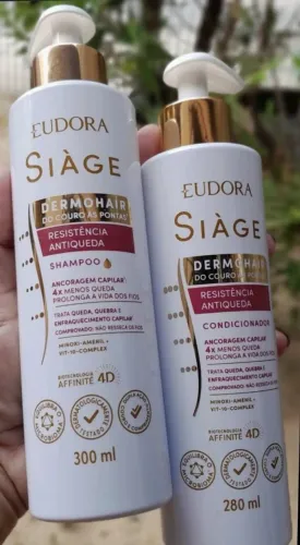Shampoo e Condicionador Dermo Hair Eudora