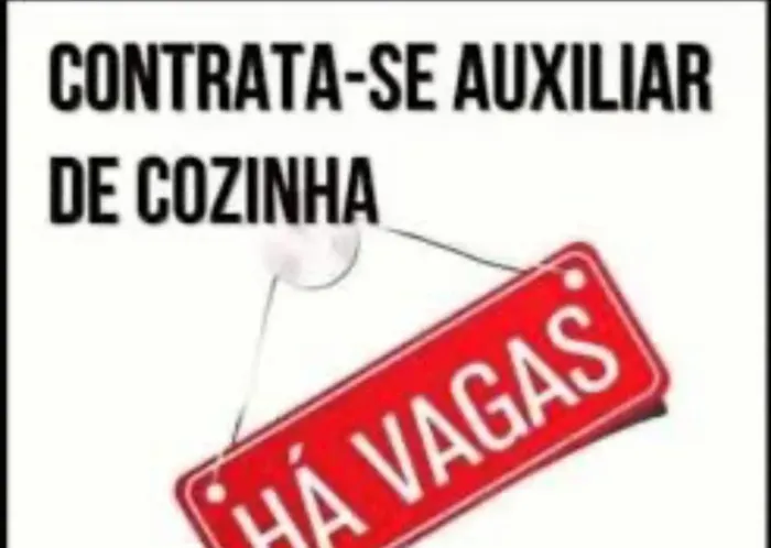 Auxiliar de cozinha 