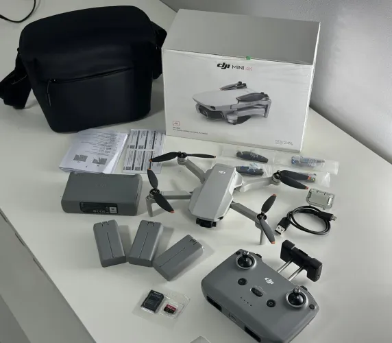 DRONE DJI MINI 4K 3 baterias + bolsa *cartão de memória 