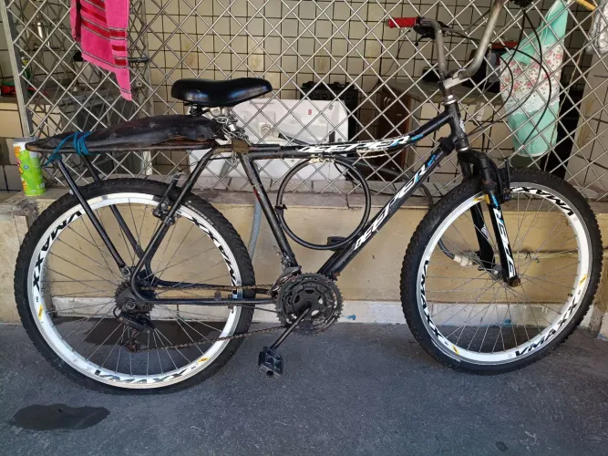 Bicicleta Monark calha V-Max branca