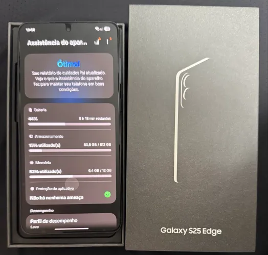 Samsung S25 Edge completo zerado!