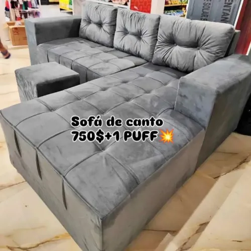 sofa de canto chaise pronta entrega!!!!