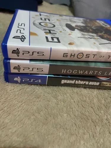 JOGOS PS5 / PS4 !!!! (Ghost=250 hogwarts=100 gta trilogy=250