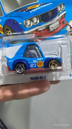 Hot Wheels Mazda RX-3 azul - Lote F 2026
