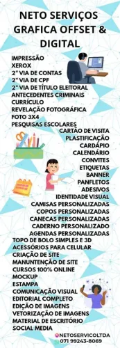 Gráfica e serviços de Lan house 
