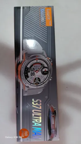 VENDO RELÓGIO DE PULSO INTELIGENTE SMARTWATCH  S37 ULTRA MAX BASIC PRIME, IP68