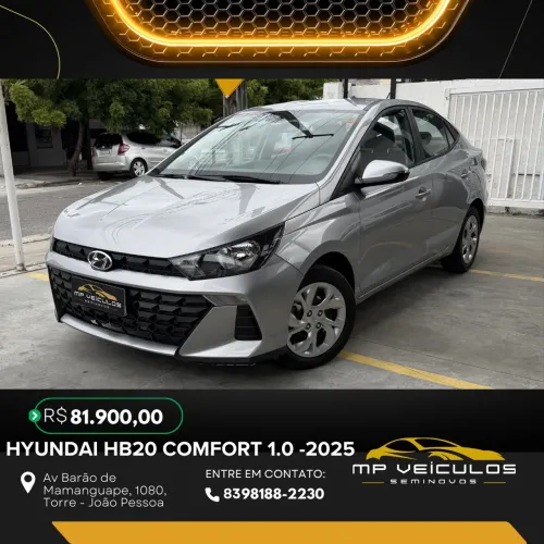 Hyundai HB20 Comfort Plus 1.0 Flex 12V Mec. 2025
