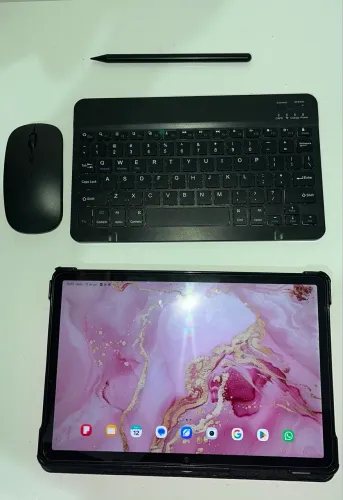 Samsung Galaxy Tab A9+ + Capinha + Teclado + Mouse + Caneta