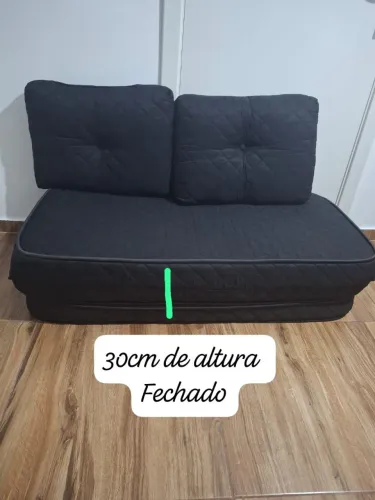 Sofá puf cama casal