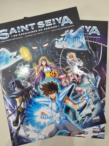 Cavaleiros do Zodíaco (Saint Seiya) Odisseia do Tempo volumes 1 e 2