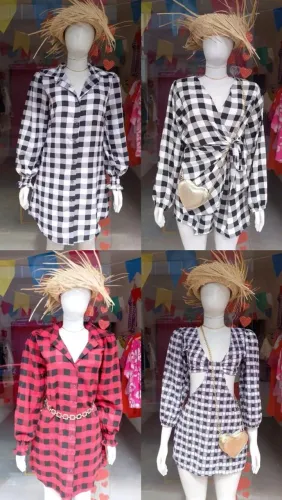 Combo roupas São João para revenda atacado