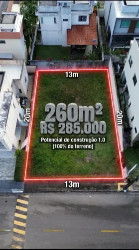 Lote à venda no Condomínio Novo Leblon