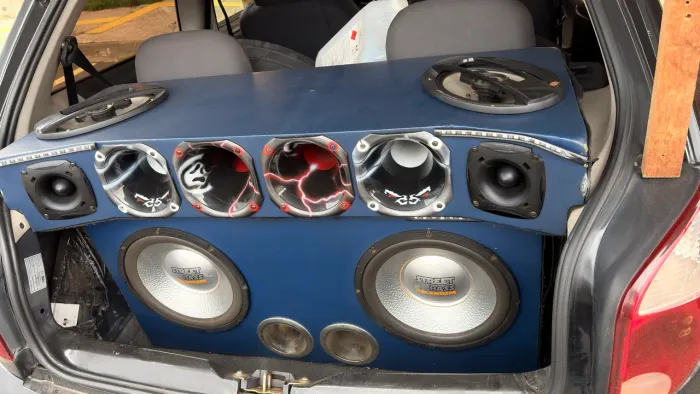Som Automotivo Completo 2 Street Bass Selenium + Caixa Personalizada
