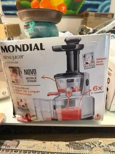 Extrator de Suco natural Slow Juicer