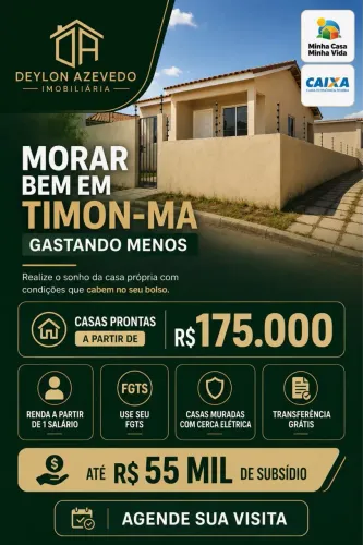 Casas a venda em Timon-MA