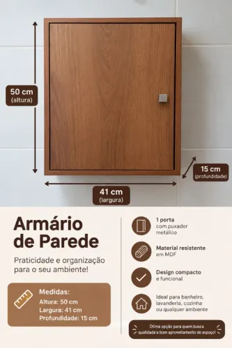 Armário de banheiro - MDF
